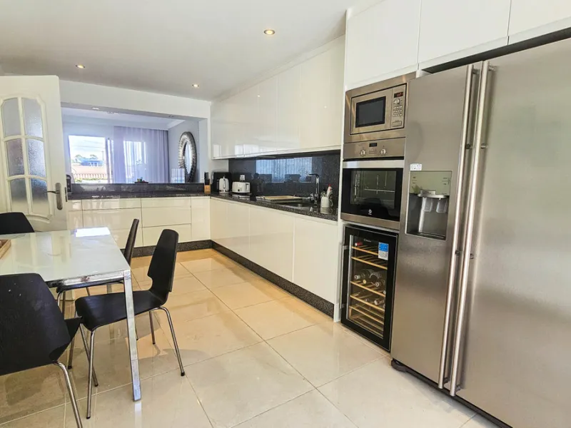Experience luxury in this refurbished and modified semi-detached home featuring 4 bedrooms, 4 bathrooms, multiple terraces, and breathtaking panoramic views. Enjoy a private garden, private pool, and roof terrace with jacuzzi—all in a tranquil, private lo