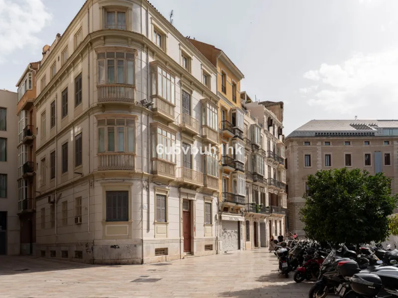 In the very heart of Málaga's historic centre, on the corner of two charming pedestrian streets, lies one of those treasures that makes the hearts of architecture lovers beat faster. This is not a move-in-ready home — it's an invitation to dream, to trans