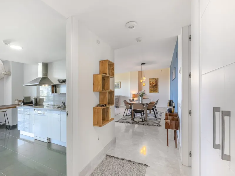 This 3-bedroom, 3-bathroom apartment boasts a stunning 30m² terrace with panoramic sea views. The apartment is very well-maintained, fully furnished, and features underfloor heating, which is very useful during the winter months.