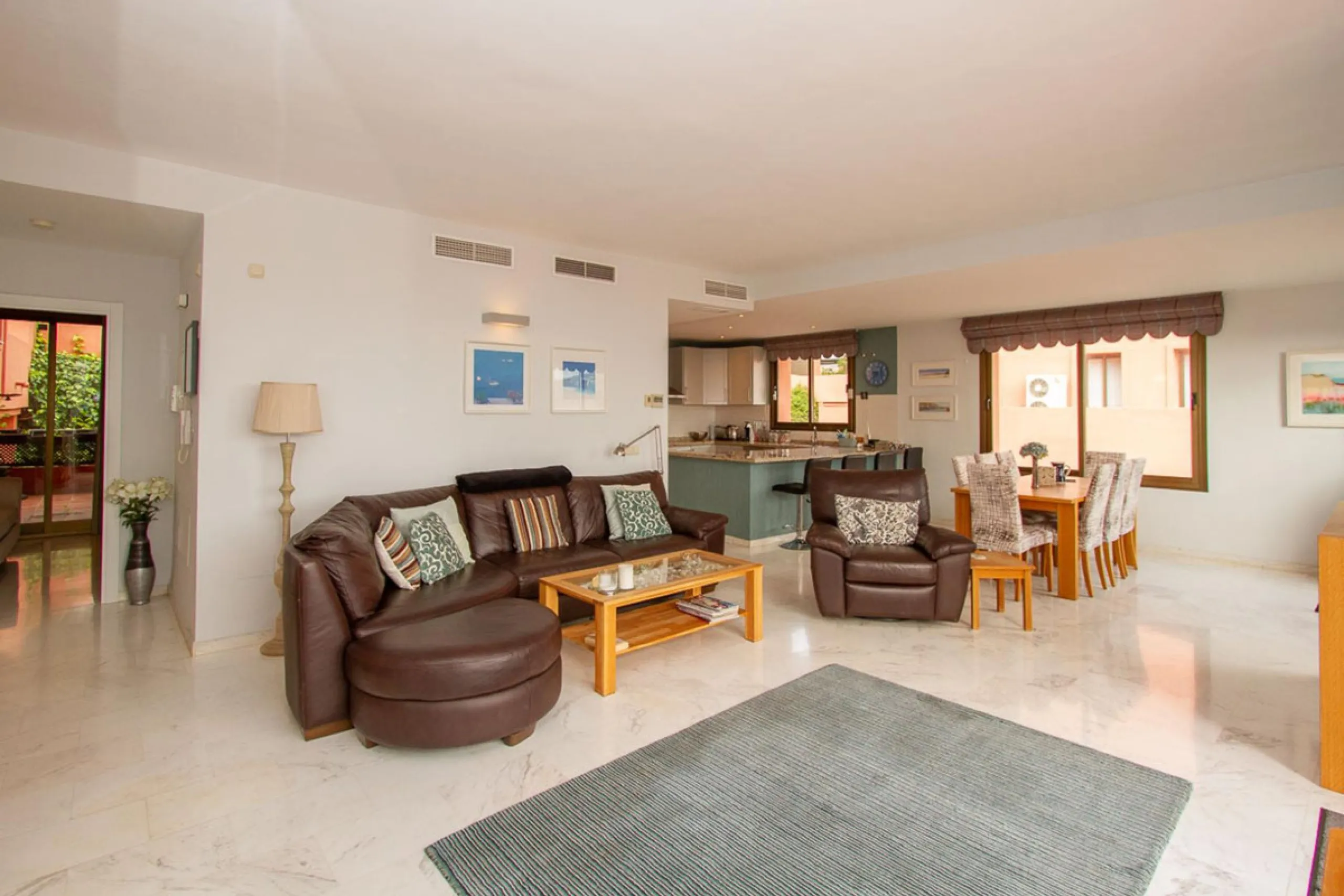 Very large two bedroom two bathroom apartment with the most amazing views Wow !