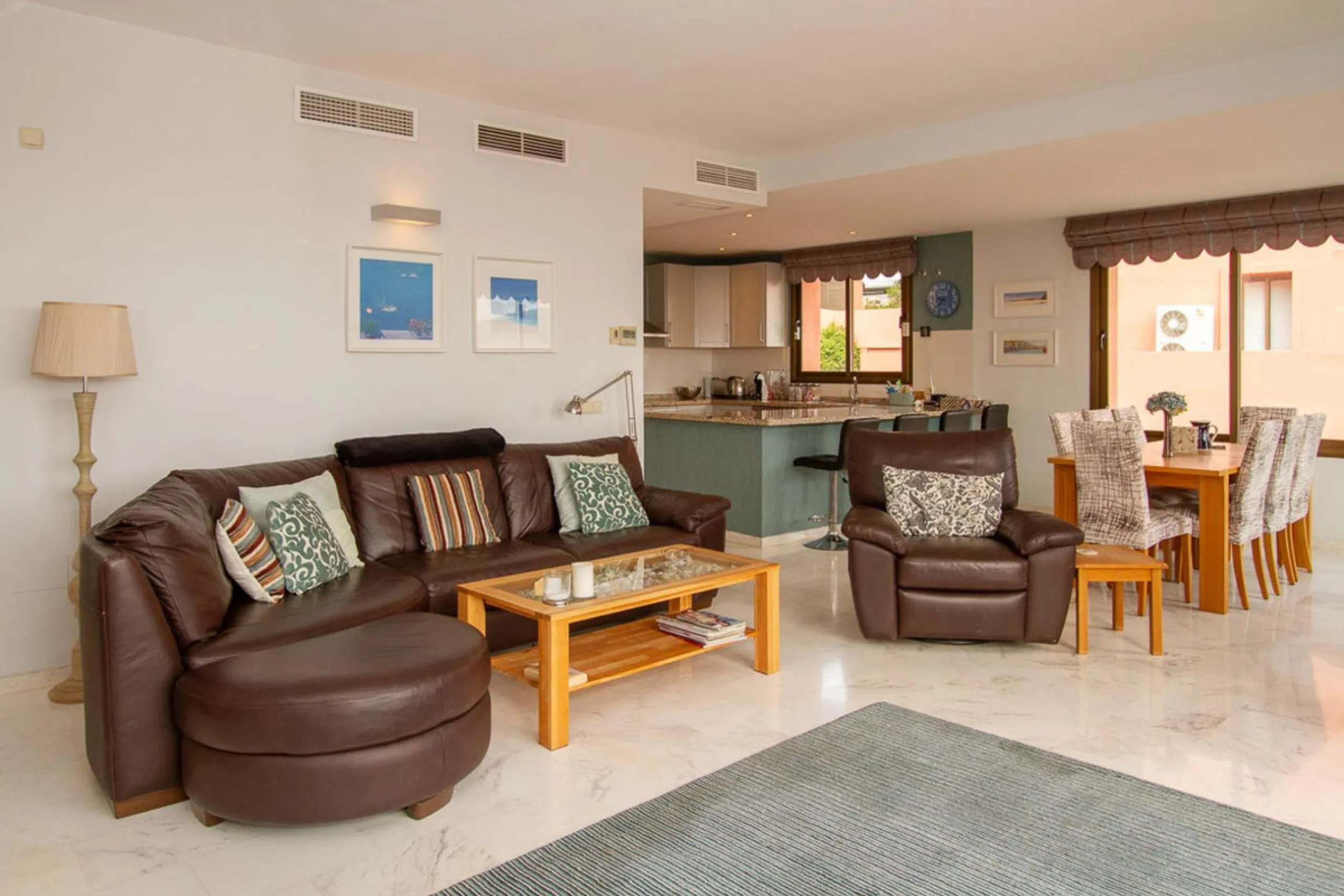 Very large two bedroom two bathroom apartment with the most amazing views Wow !