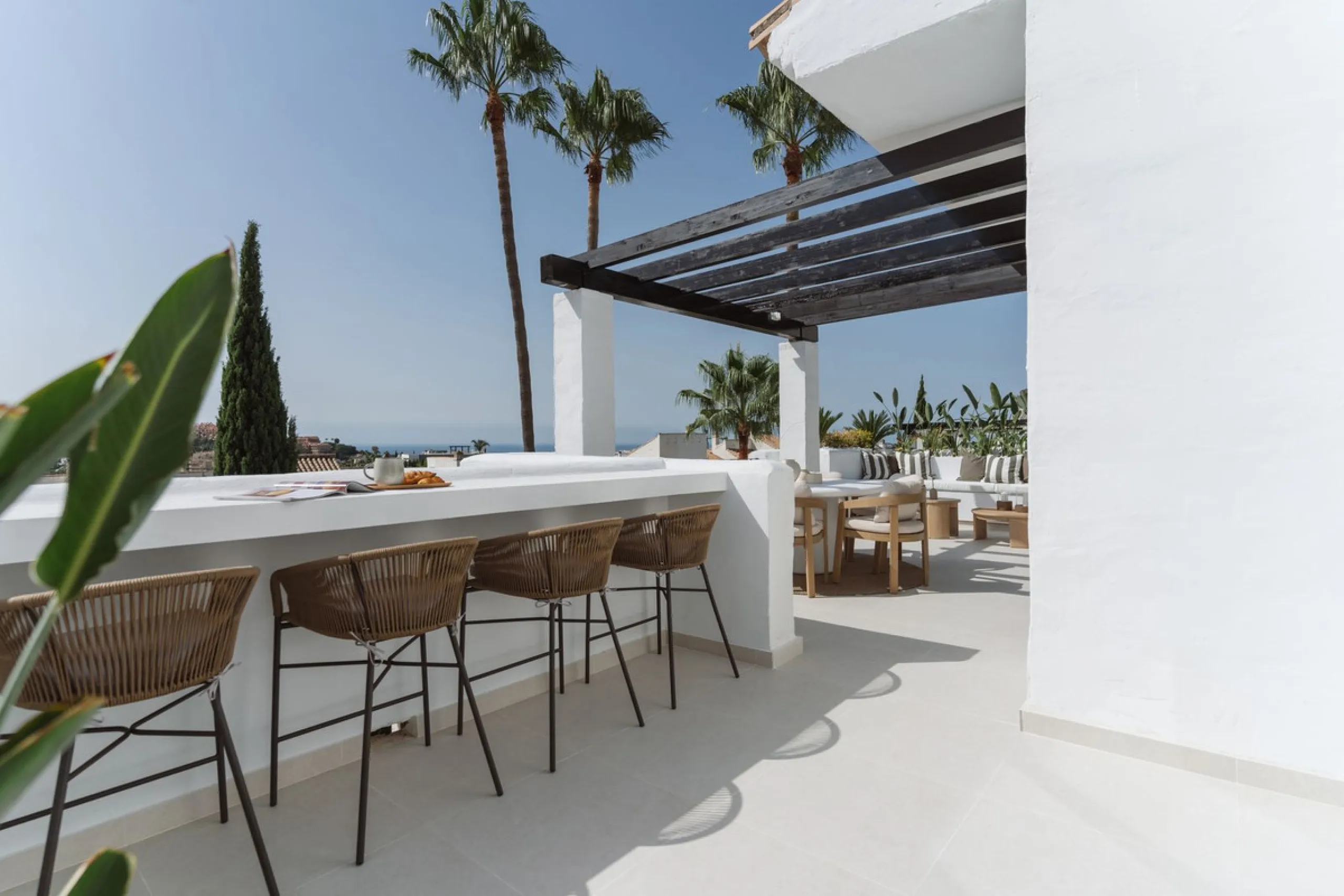 Corner Duplex Penthouse with Private Plunge Pool & Sea Views