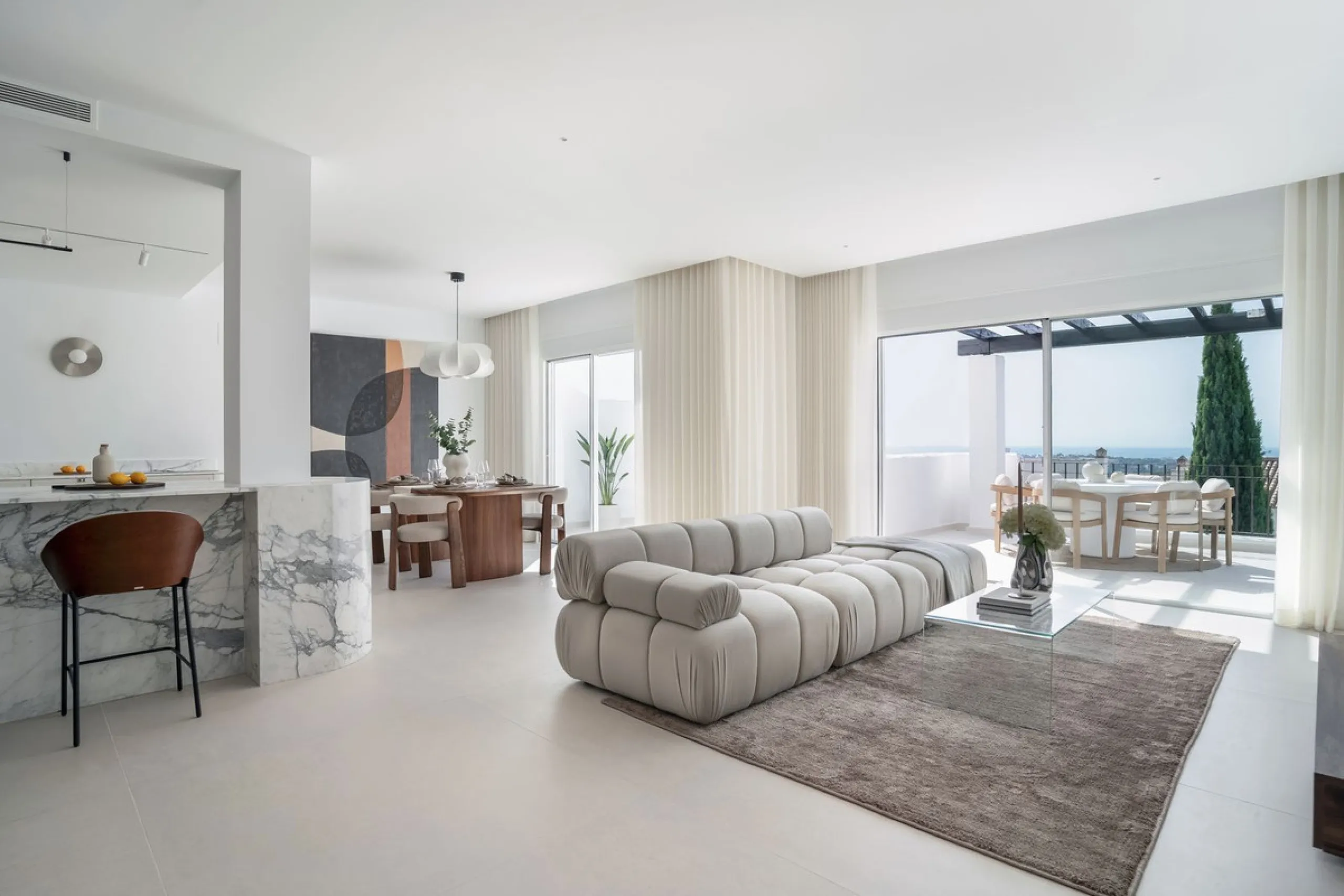 Corner Duplex Penthouse with Private Plunge Pool & Sea Views