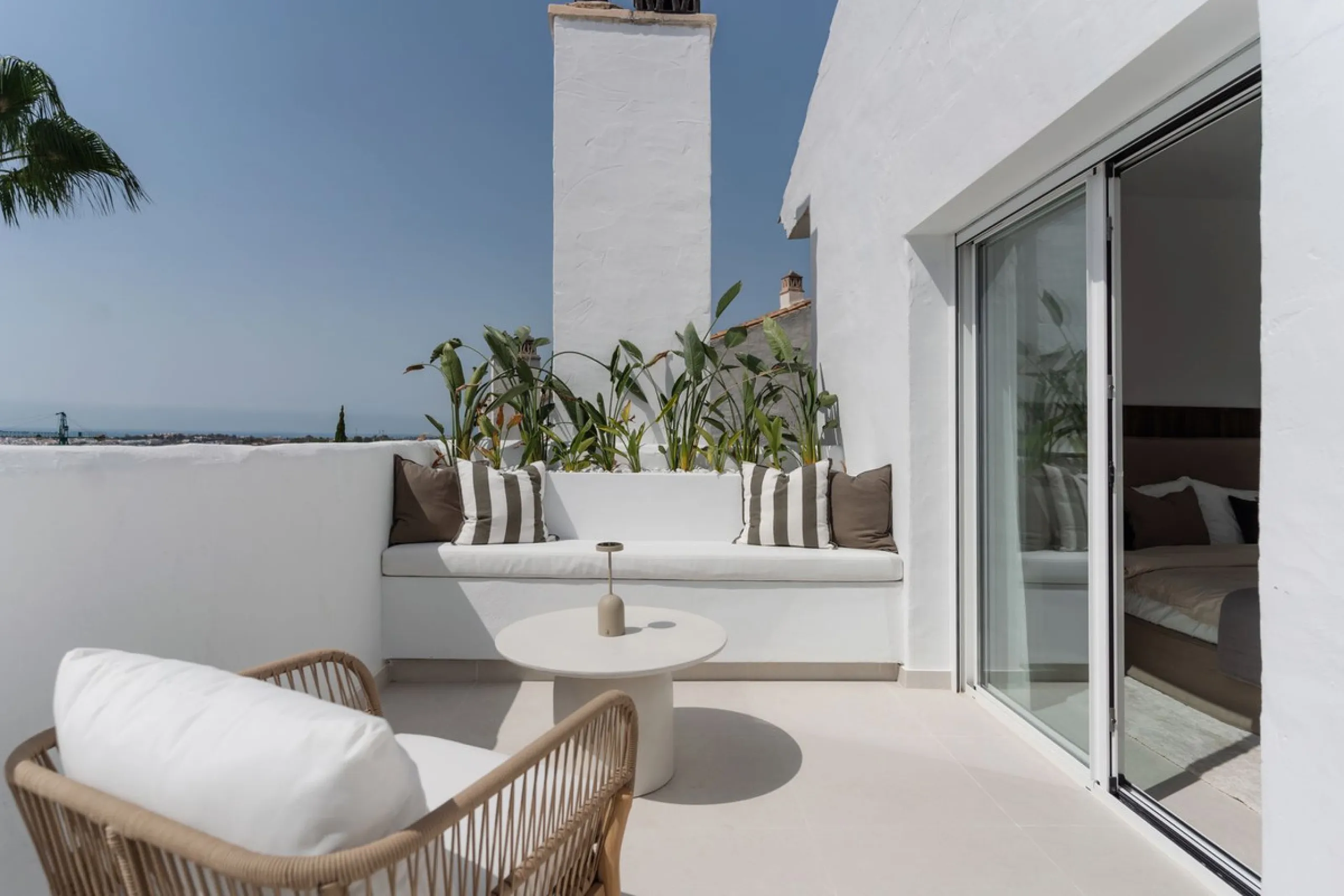 Corner Duplex Penthouse with Private Plunge Pool & Sea Views