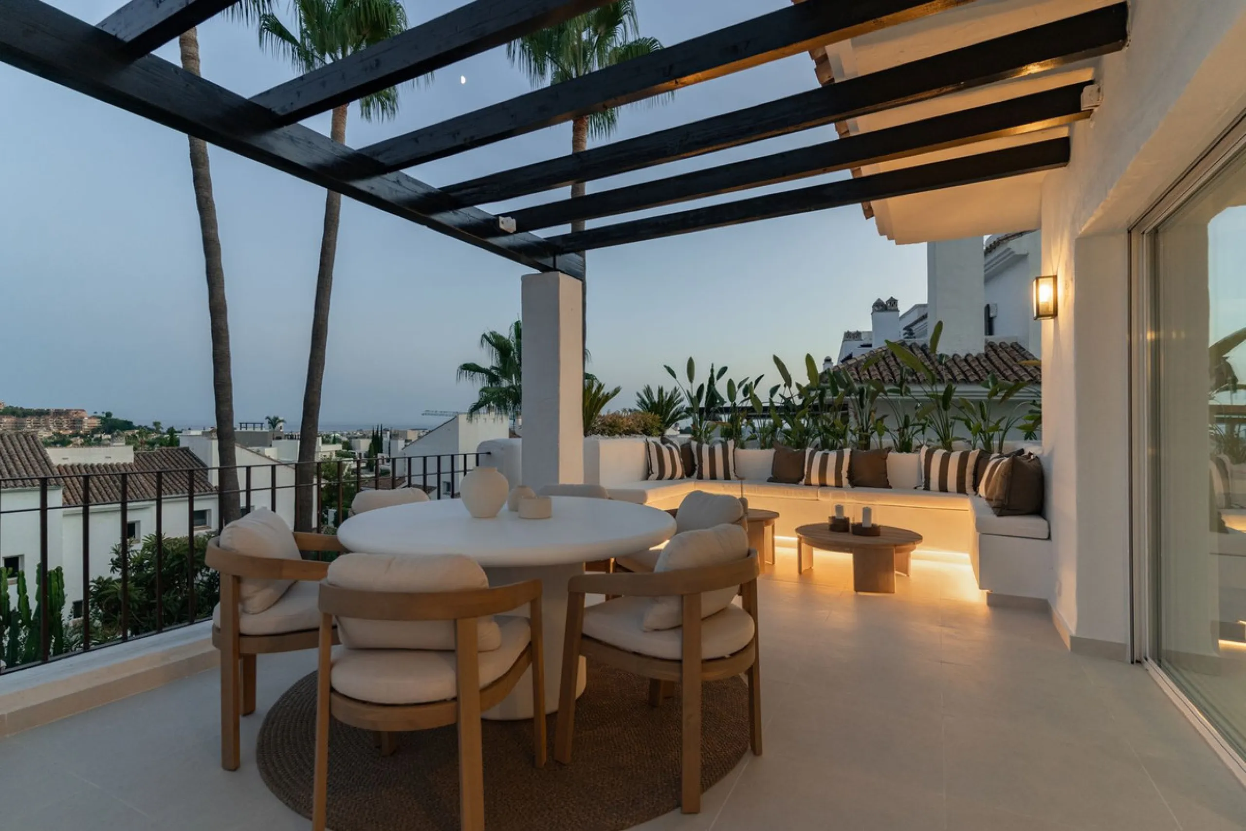 Corner Duplex Penthouse with Private Plunge Pool & Sea Views