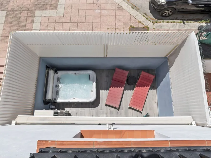 Set in a quiet, sought-after residential area in the very heart of Estepona, this contemporary corner townhouse, completed in October 2019, offers luxury, comfort, and sustainability—perfect as a permanent residence, long-term rental investment, or holida