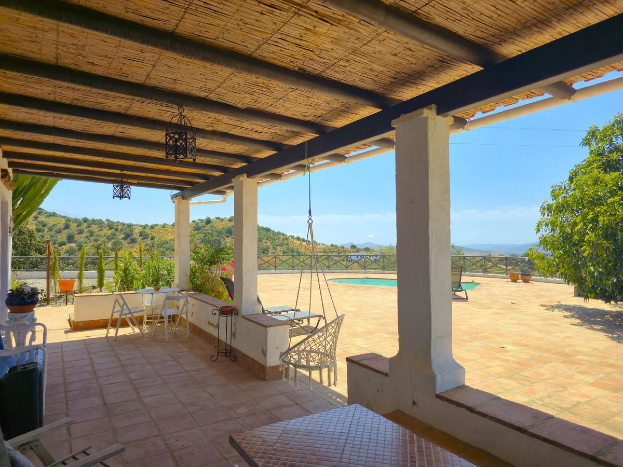 Authentic finca near Riogordo (Málaga, Costa del Sol) – ready to move in with swimming pool, solar panels and beautiful views