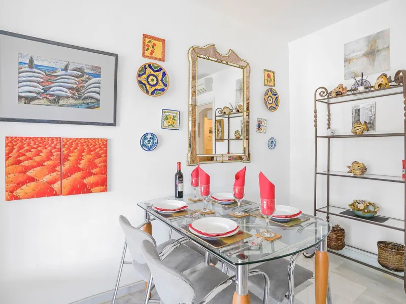LOCATION! Discover the perfect coastal retreat with this beachfront first-floor apartment located in the prestigious community of Calahonda. This charming flat features two spacious bedrooms and two bathrooms, providing ample space for relaxation and comf