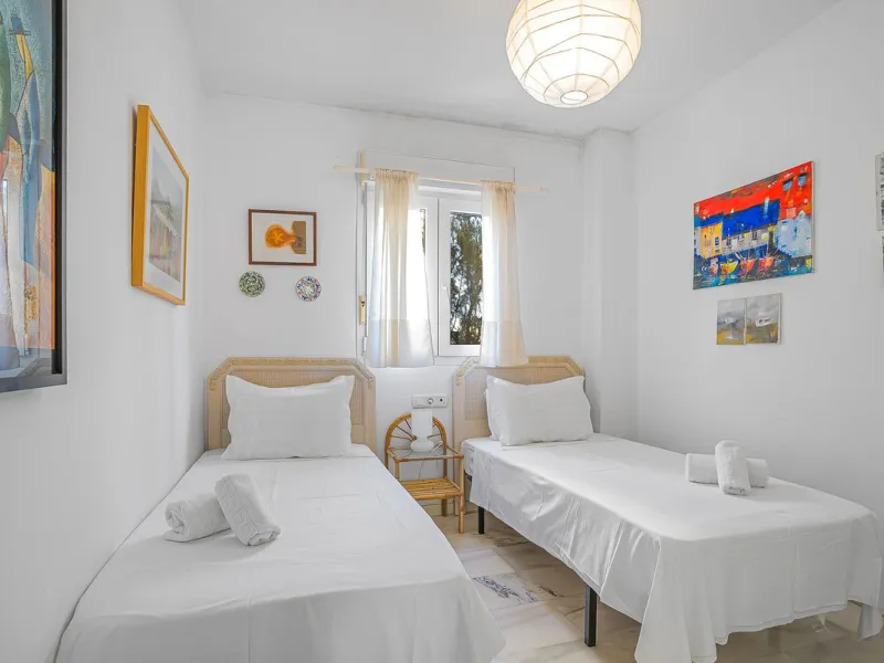 LOCATION! Discover the perfect coastal retreat with this beachfront first-floor apartment located in the prestigious community of Calahonda. This charming flat features two spacious bedrooms and two bathrooms, providing ample space for relaxation and comf