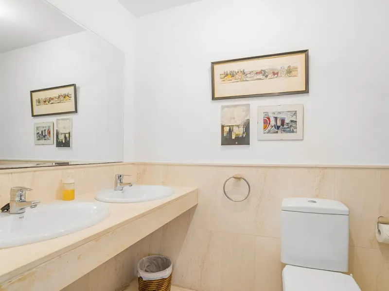 LOCATION! Discover the perfect coastal retreat with this beachfront first-floor apartment located in the prestigious community of Calahonda. This charming flat features two spacious bedrooms and two bathrooms, providing ample space for relaxation and comf