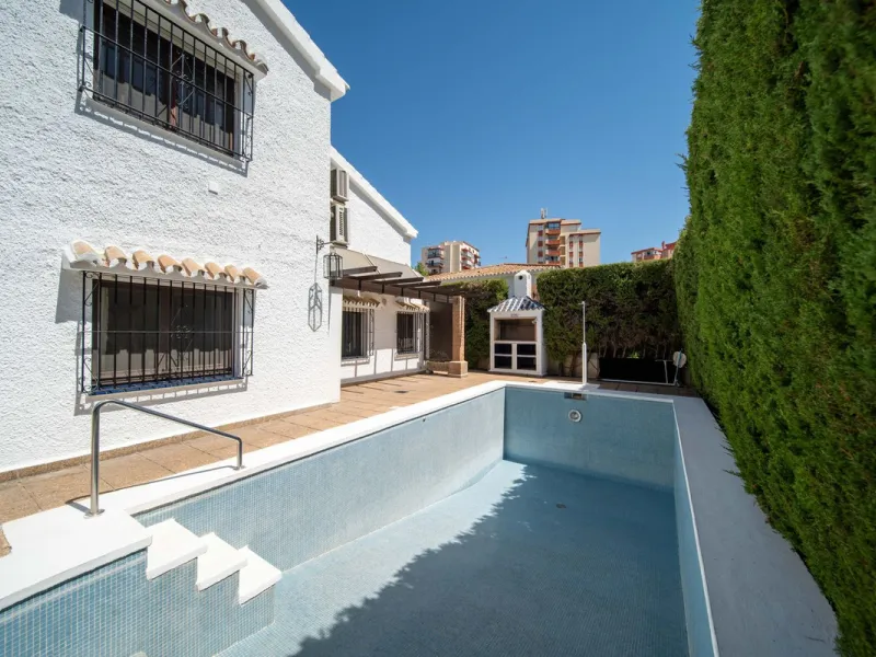 Unique villa in the center of Fuengirola with a private pool and not part of any community.