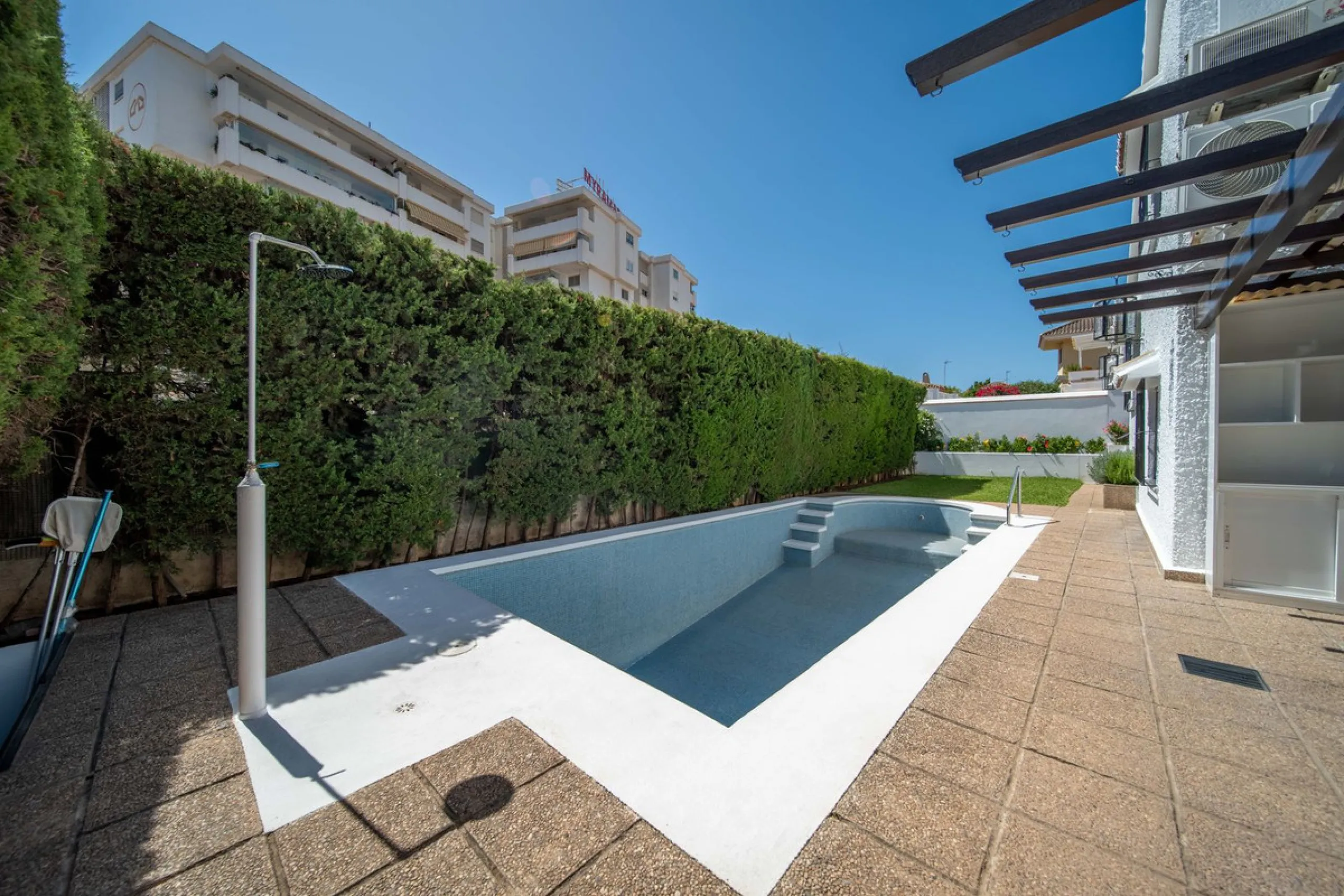 Unique villa in the center of Fuengirola with a private pool and not part of any community.