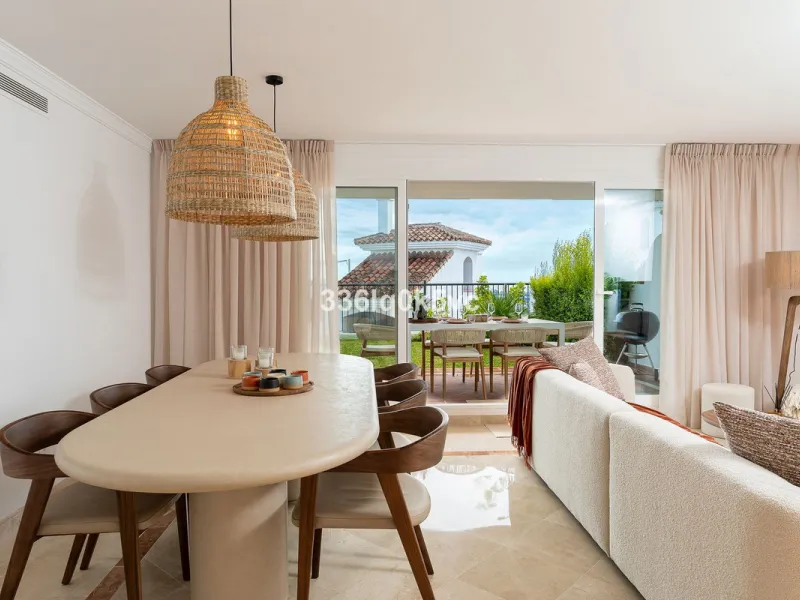 Apartment - Ground Floor Apartment в продаже в Benahavís, Málaga. В доме 3 спален и 2 ванных комнат. Площадь дома 110 м². Площадь участка 55 м²