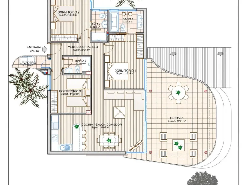 Apartment - Middle Floor Apartment в продаже в Fuengirola, Málaga. В доме 3 спален и 3 ванных комнат. Площадь дома 110 м²
