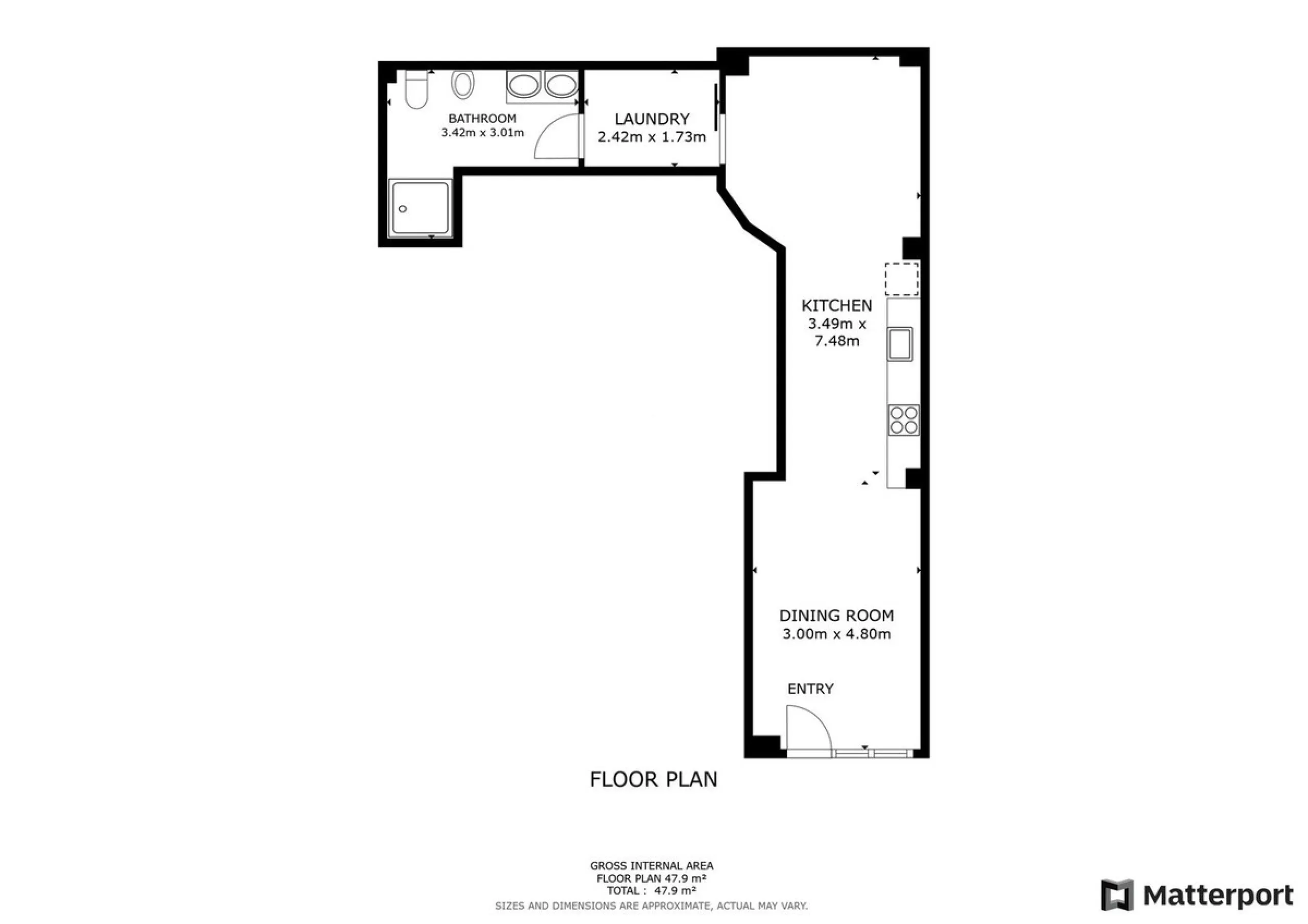 Apartment - Ground Floor Apartment в продаже в Málaga, Málaga. В доме 2 спален и 2 ванных комнат. Площадь дома 62 м²