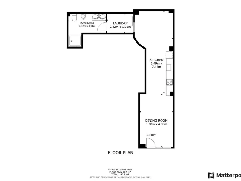 Apartment - Ground Floor Apartment в продаже в Málaga, Málaga. В доме 2 спален и 2 ванных комнат. Площадь дома 62 м²