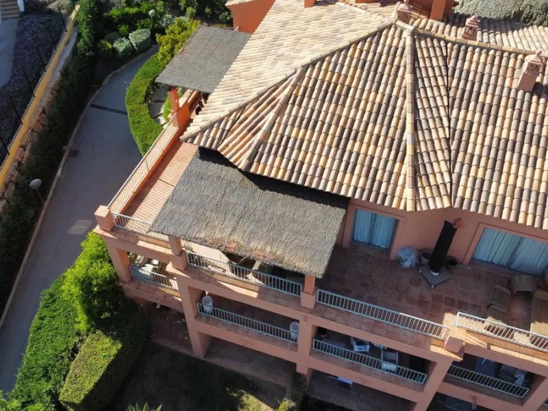 Luxury penthouse in Flamingos Resort with stunning sea and golf views, featuring an unobstructed front view thanks to its prime position within the complex.