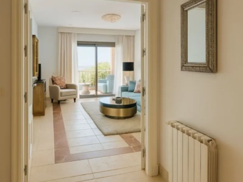 Luxury penthouse in Flamingos Resort with stunning sea and golf views, featuring an unobstructed front view thanks to its prime position within the complex.