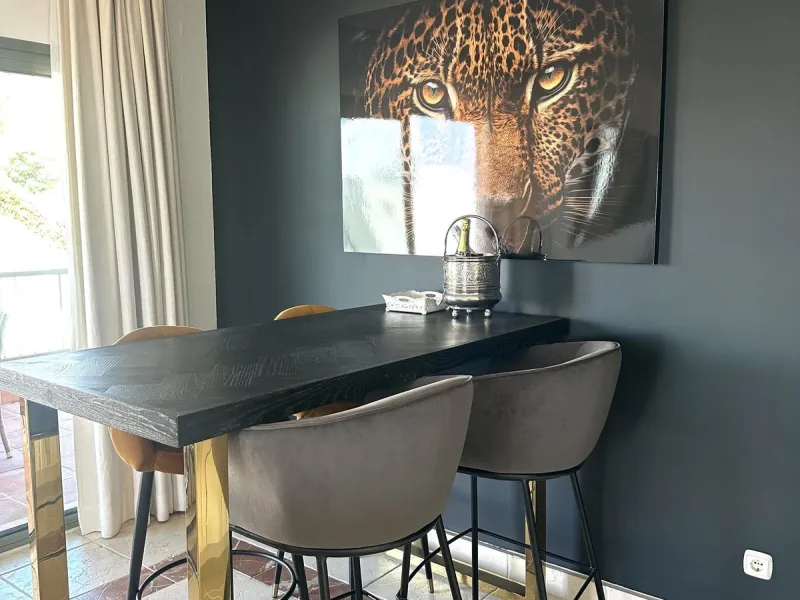 Luxury penthouse in Flamingos Resort with stunning sea and golf views, featuring an unobstructed front view thanks to its prime position within the complex.