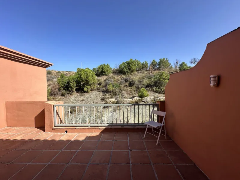 Luxury penthouse in Flamingos Resort with stunning sea and golf views, featuring an unobstructed front view thanks to its prime position within the complex.