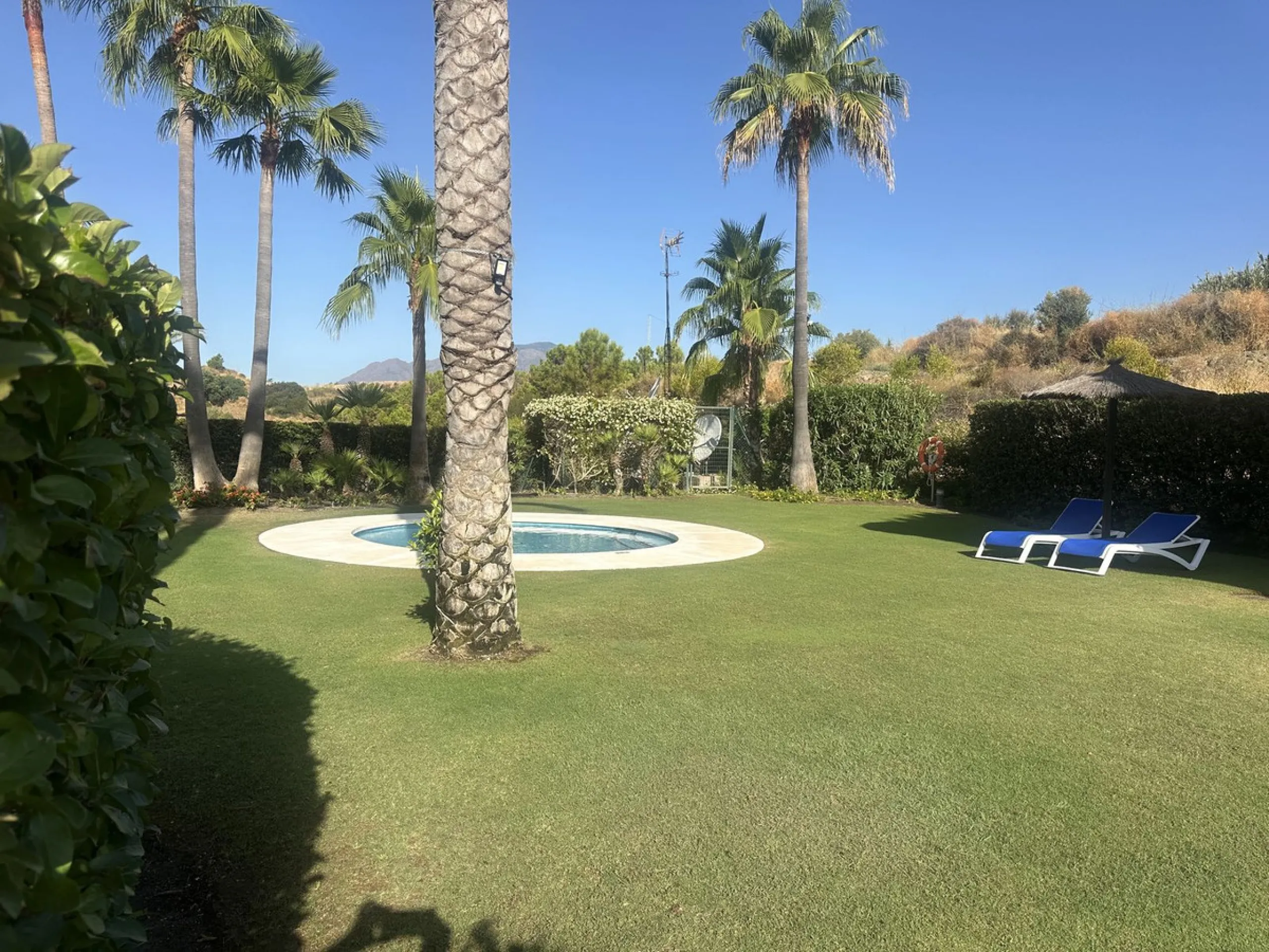 Luxury penthouse in Flamingos Resort with stunning sea and golf views, featuring an unobstructed front view thanks to its prime position within the complex.