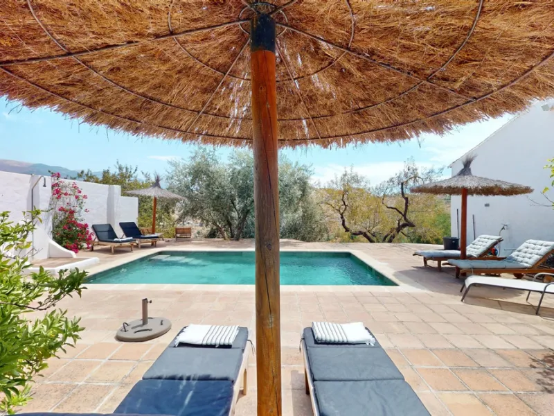 Nestled in the hills of Arenas, Málaga, this enchanting cortijo is more than just a home it's a Mediterranean haven full of character, peace, and possibility. Divided into three separate apartments, its perfectly suited for use as a charming B&B or a spac