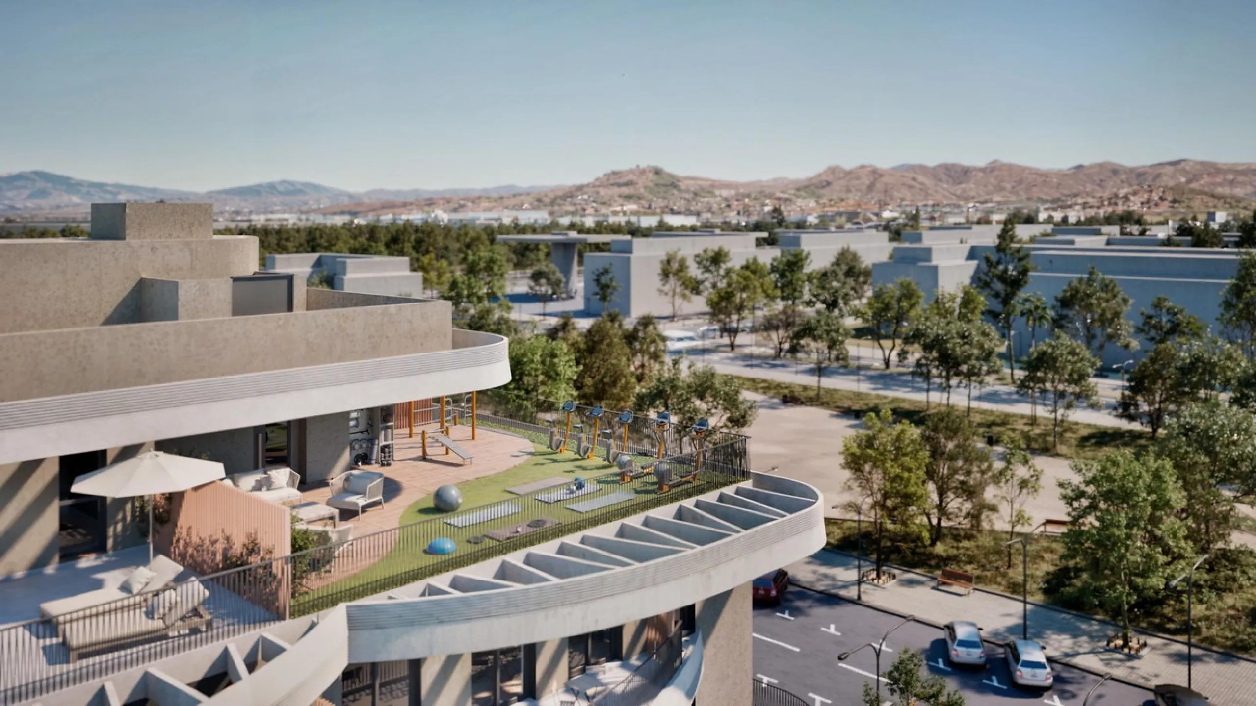 We present an innovative residential project that redefines the concept of living in Malaga. The development features a variety of homes, from one-bedroom apartments to four-bedroom penthouses, all designed with spacious terraces and high-quality amenitie