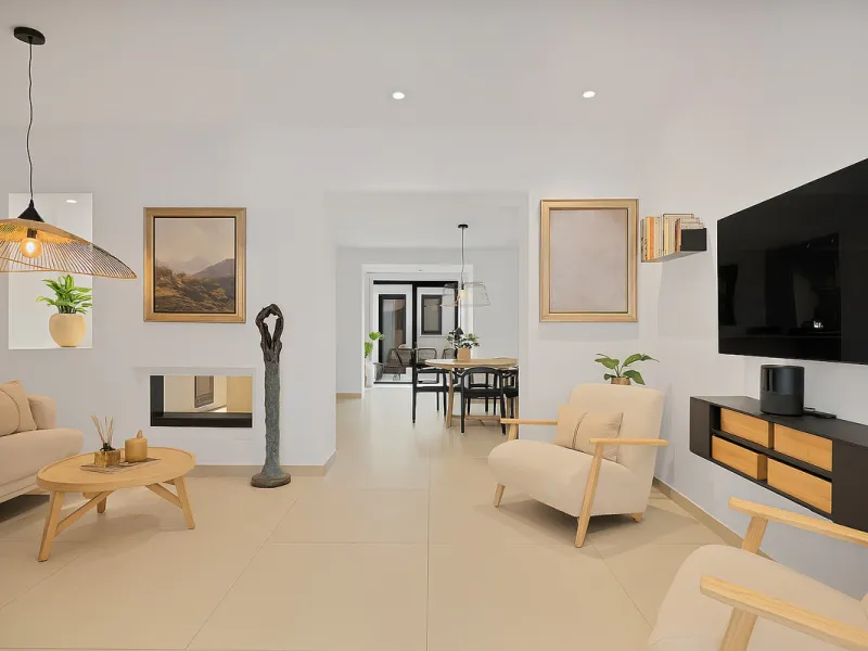 This newly refurbished apartment is located right in the heart of Estepona, in the charming historic town, full of pedestrian streets known for their colorful flower pots and poetry murals.