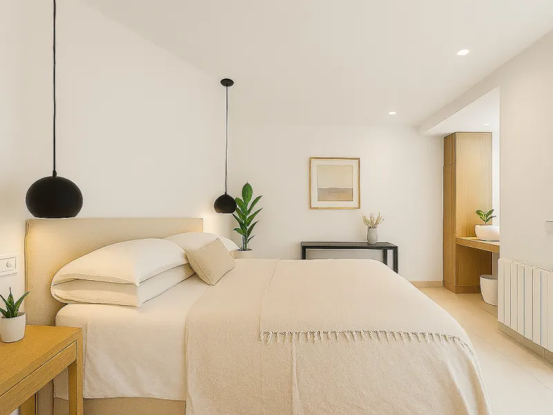 This newly refurbished apartment is located right in the heart of Estepona, in the charming historic town, full of pedestrian streets known for their colorful flower pots and poetry murals.