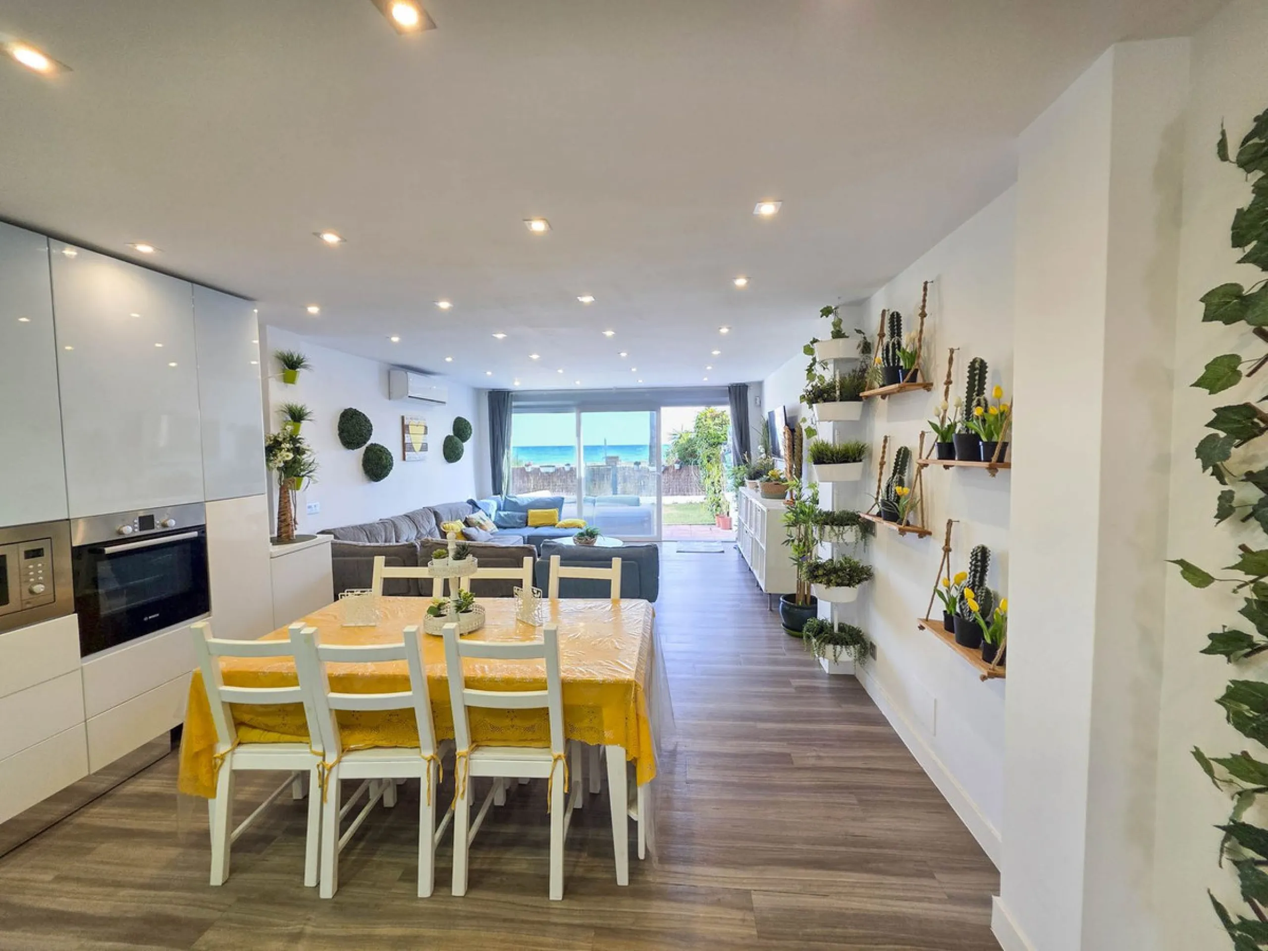 Absolutely beachfront, with uninterrupted panoramic sea views, this completely renovated apartment in Casares Costa sits directly on the beach promenade, offering the perfect blend of modern comfort and unbeatable coastal lifestyle. Stylishly refurbished 