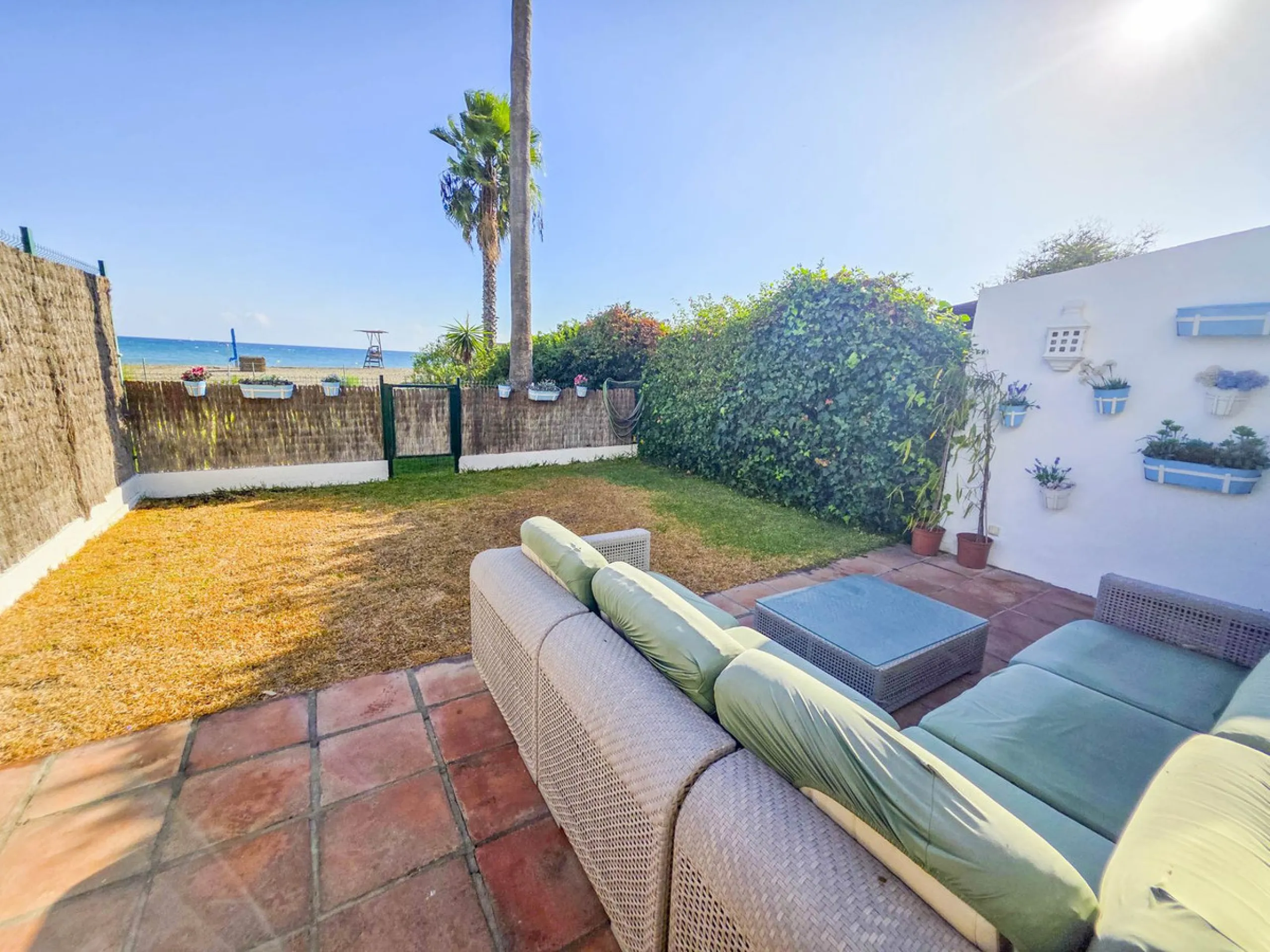 Absolutely beachfront, with uninterrupted panoramic sea views, this completely renovated apartment in Casares Costa sits directly on the beach promenade, offering the perfect blend of modern comfort and unbeatable coastal lifestyle. Stylishly refurbished 