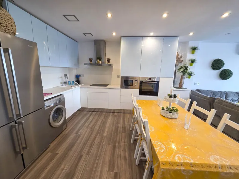 Absolutely beachfront, with uninterrupted panoramic sea views, this completely renovated apartment in Casares Costa sits directly on the beach promenade, offering the perfect blend of modern comfort and unbeatable coastal lifestyle. Stylishly refurbished 