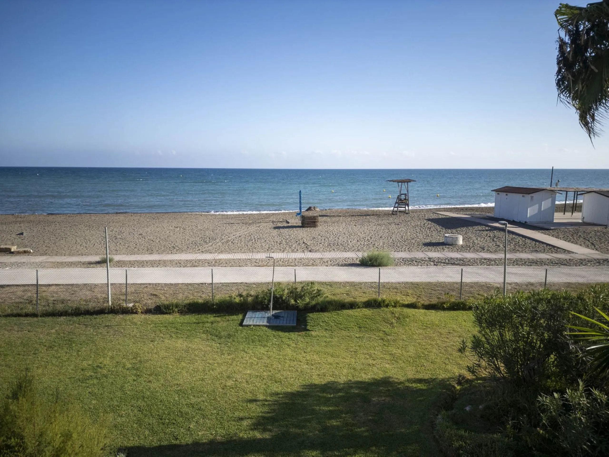 Absolutely beachfront, with uninterrupted panoramic sea views, this completely renovated apartment in Casares Costa sits directly on the beach promenade, offering the perfect blend of modern comfort and unbeatable coastal lifestyle. Stylishly refurbished 