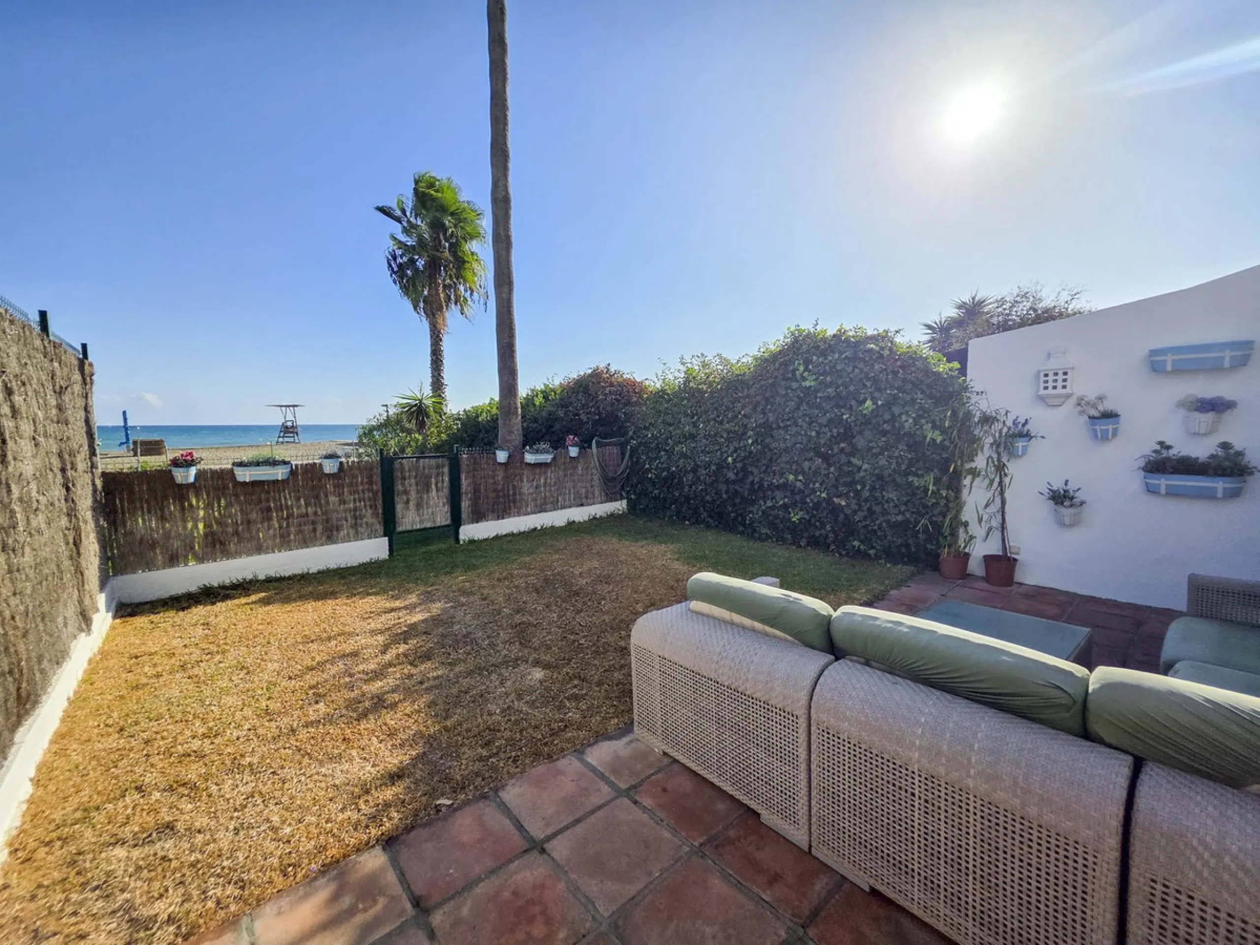 Absolutely beachfront, with uninterrupted panoramic sea views, this completely renovated apartment in Casares Costa sits directly on the beach promenade, offering the perfect blend of modern comfort and unbeatable coastal lifestyle. Stylishly refurbished 