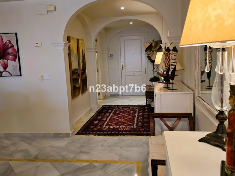 Welcome to this beautifully presented 2-bedroom, 2-bathroom apartment for sale in Magna Marbella, one of the most sought-after residential developments in the heart of Nueva Andalucía's Golf Valley, Marbella.