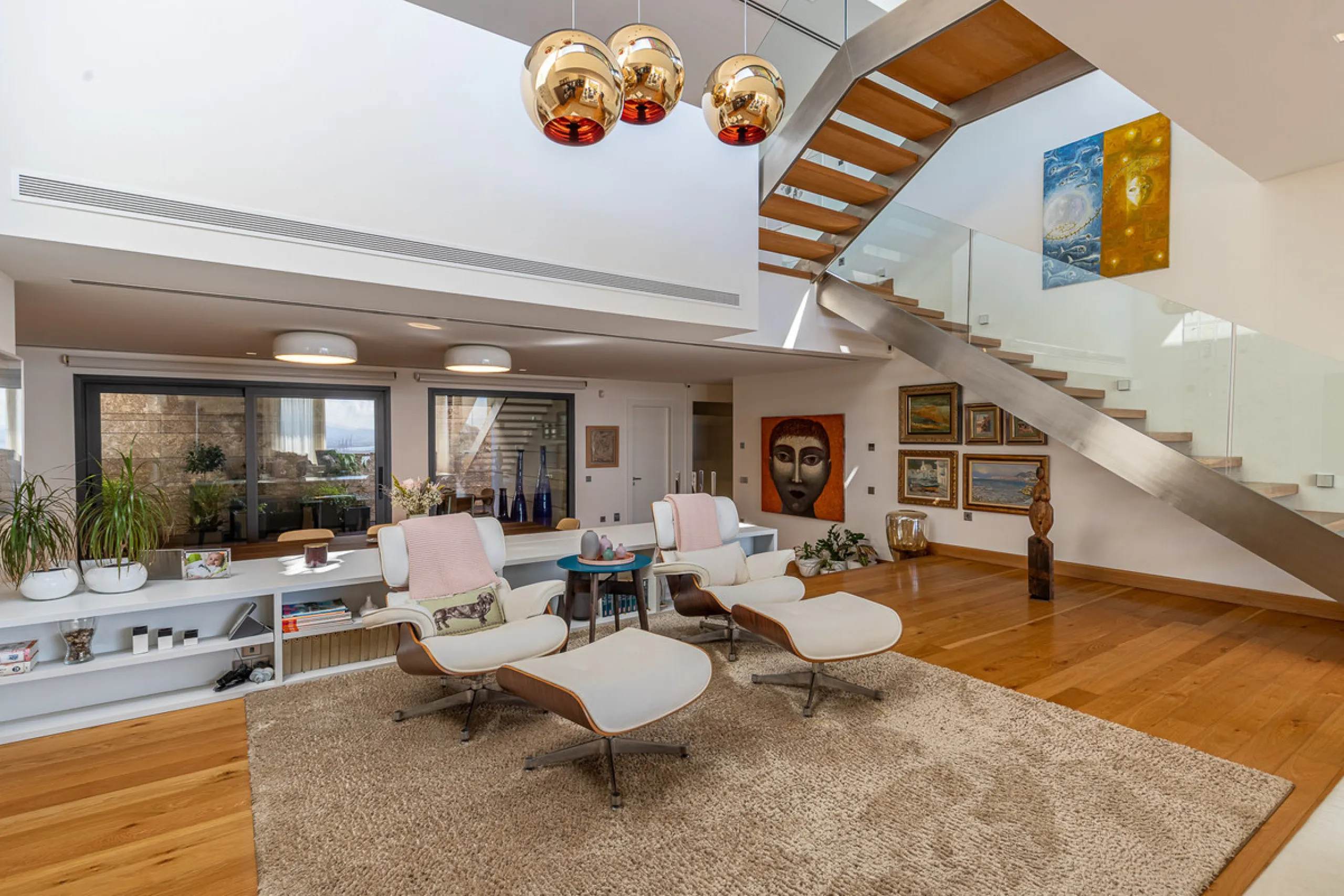 Designervilla mit Panoramablick über die Bucht in Parque Clavero, Málaga
