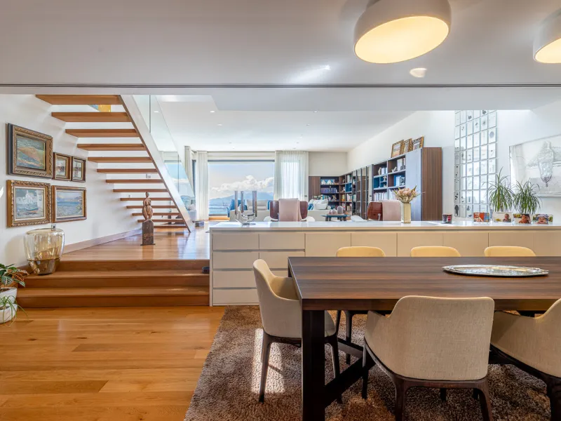 Designervilla mit Panoramablick über die Bucht in Parque Clavero, Málaga