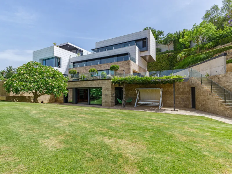 Designervilla mit Panoramablick über die Bucht in Parque Clavero, Málaga