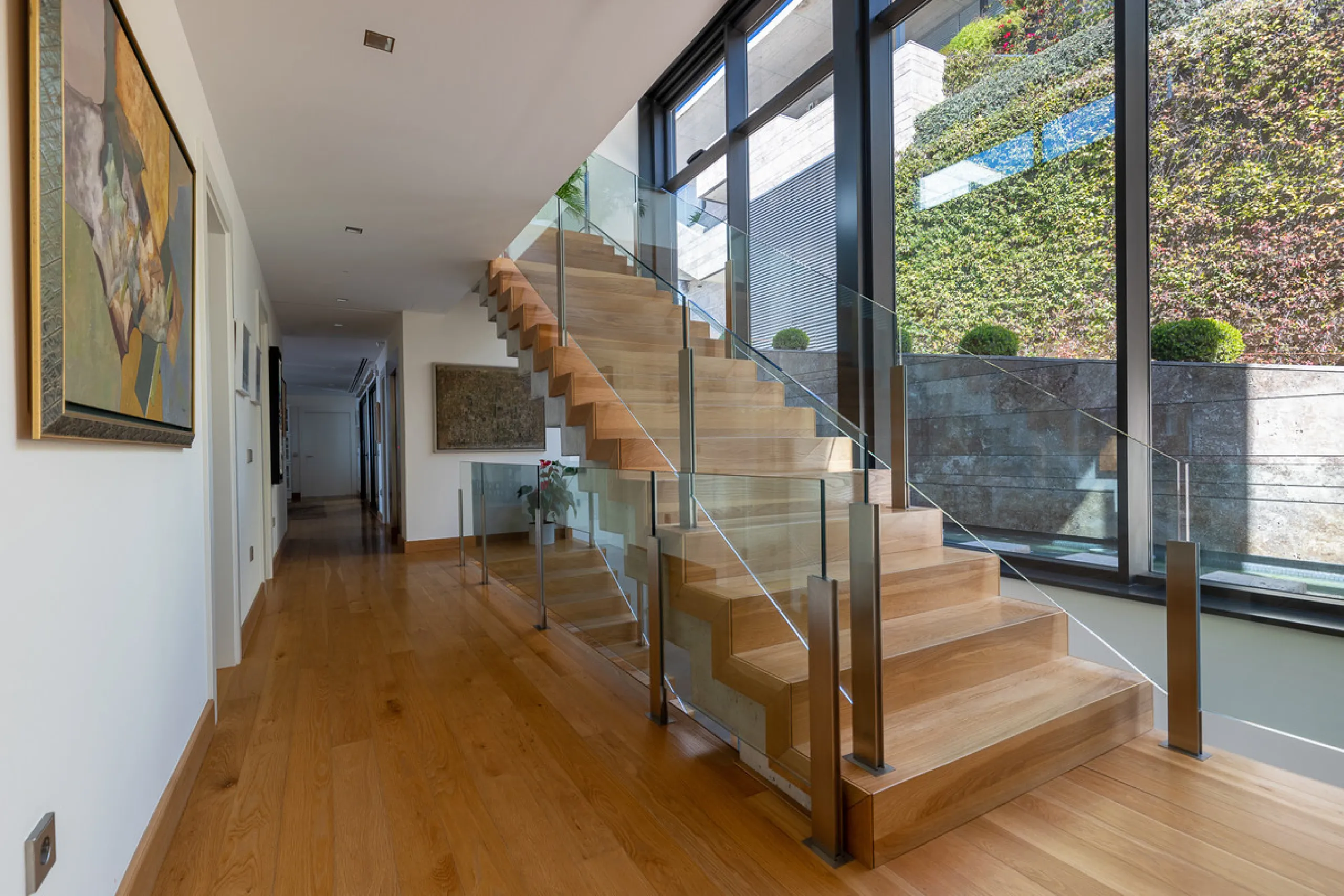 Designervilla mit Panoramablick über die Bucht in Parque Clavero, Málaga