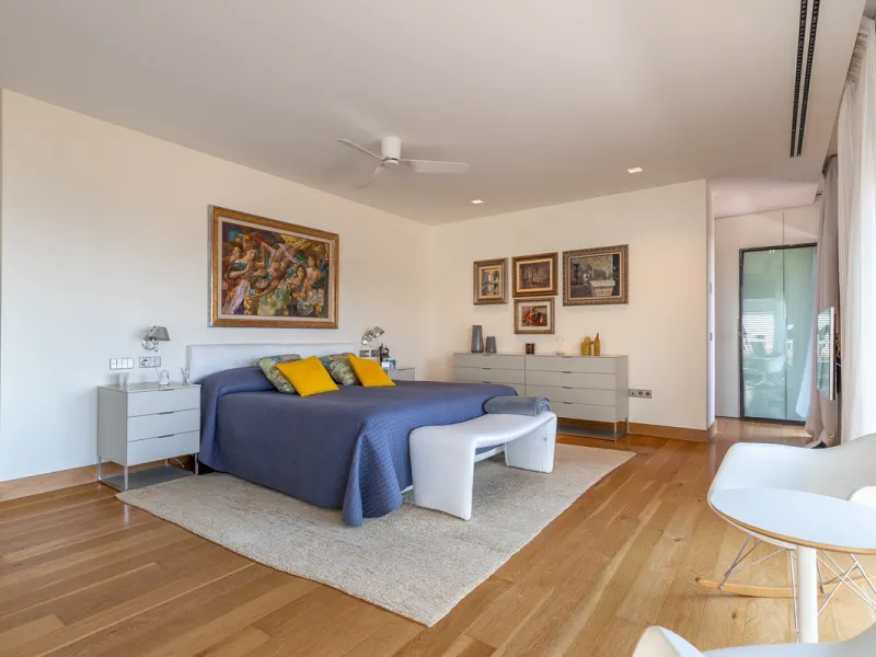 Designervilla mit Panoramablick über die Bucht in Parque Clavero, Málaga