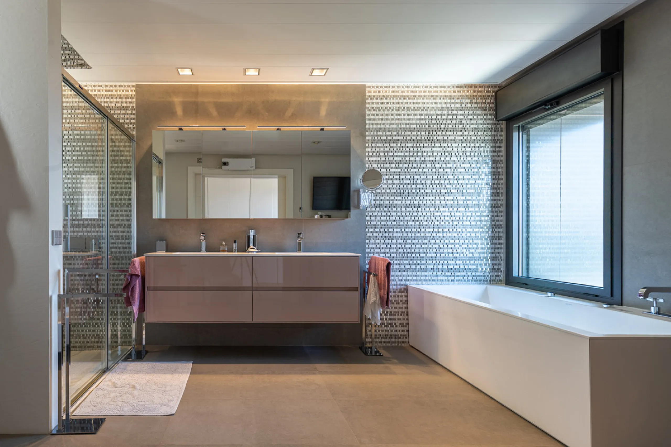 Designervilla mit Panoramablick über die Bucht in Parque Clavero, Málaga