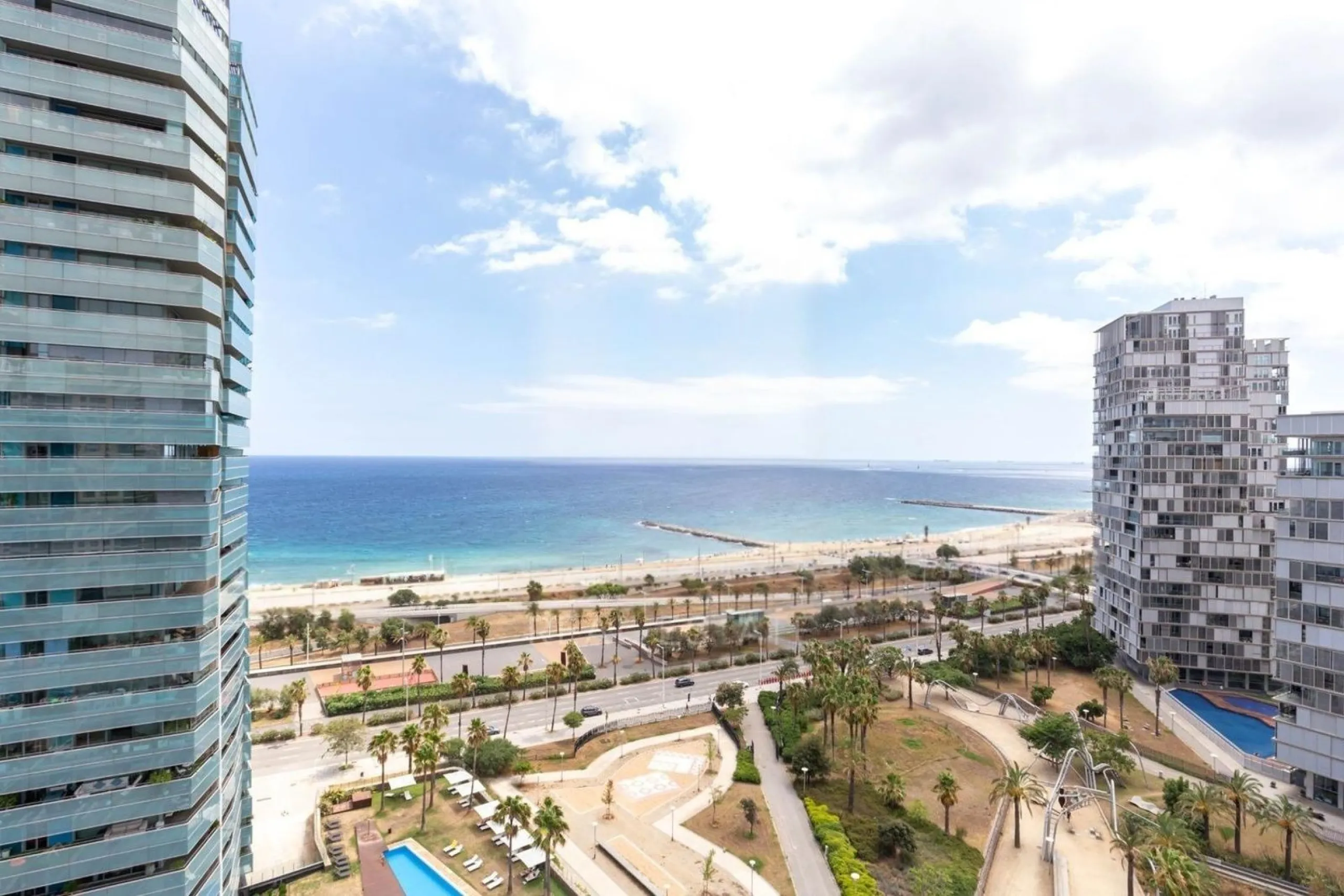 Elegant sea-view apartment in Diagonal Mar, Barcelona