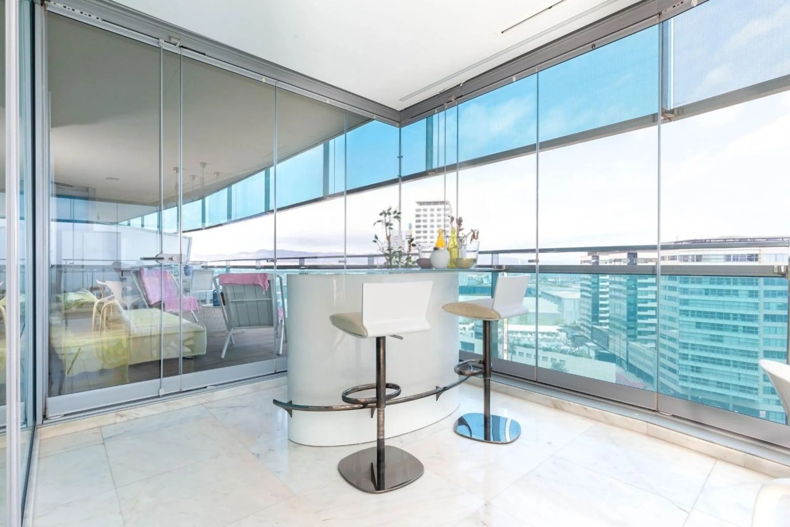 Elegant sea-view apartment in Diagonal Mar, Barcelona