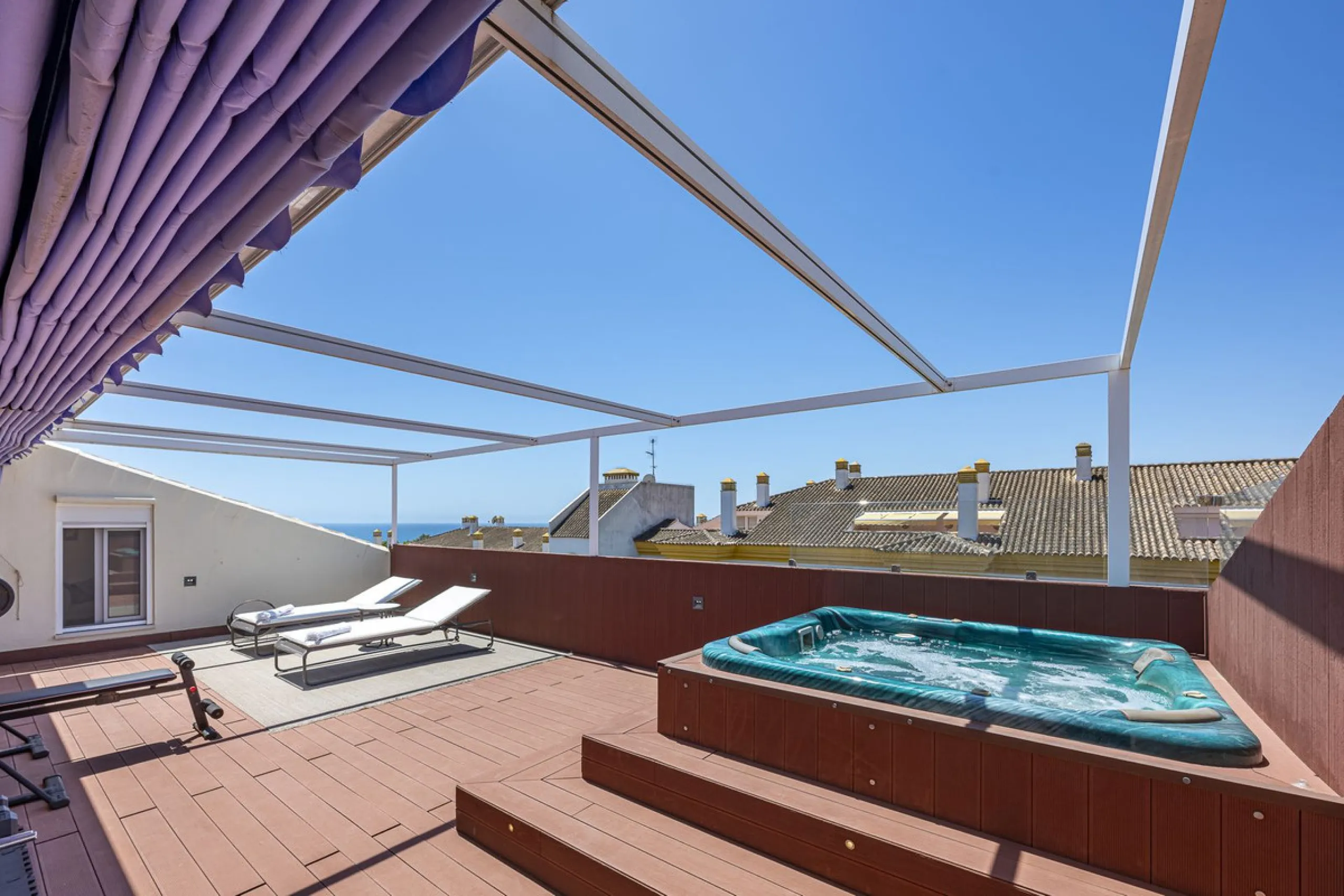 **Exclusive Duplex Penthouse Just 500 Meters from the Beach, in Marbella's Golden Mile**