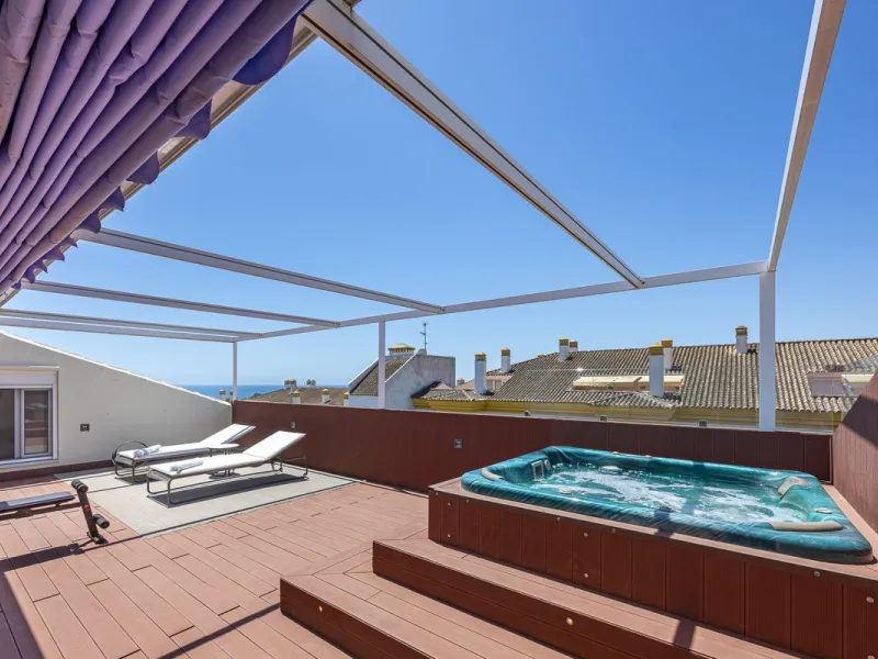 **Exclusive Duplex Penthouse Just 500 Meters from the Beach, in Marbella's Golden Mile**