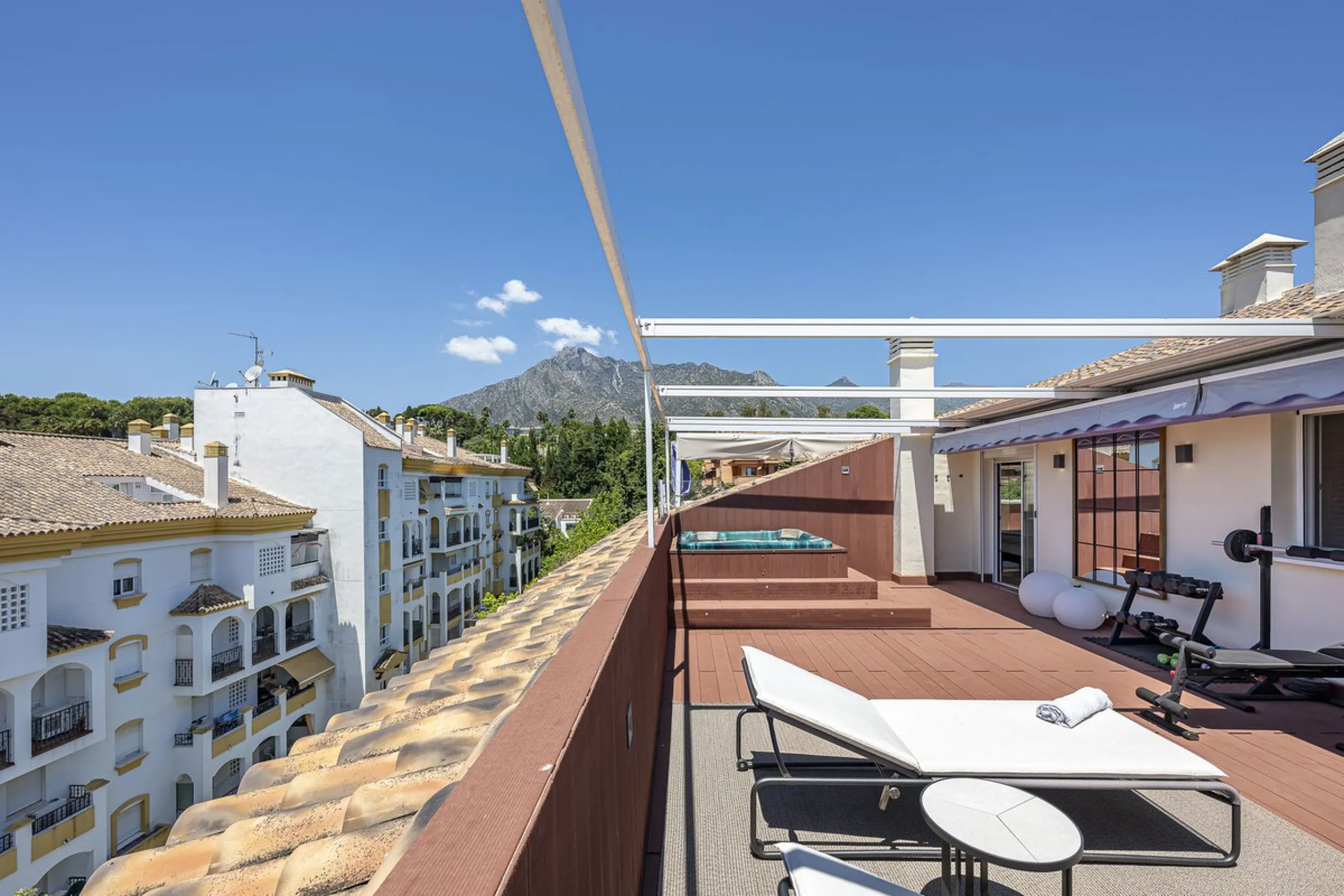 **Exclusive Duplex Penthouse Just 500 Meters from the Beach, in Marbella's Golden Mile**