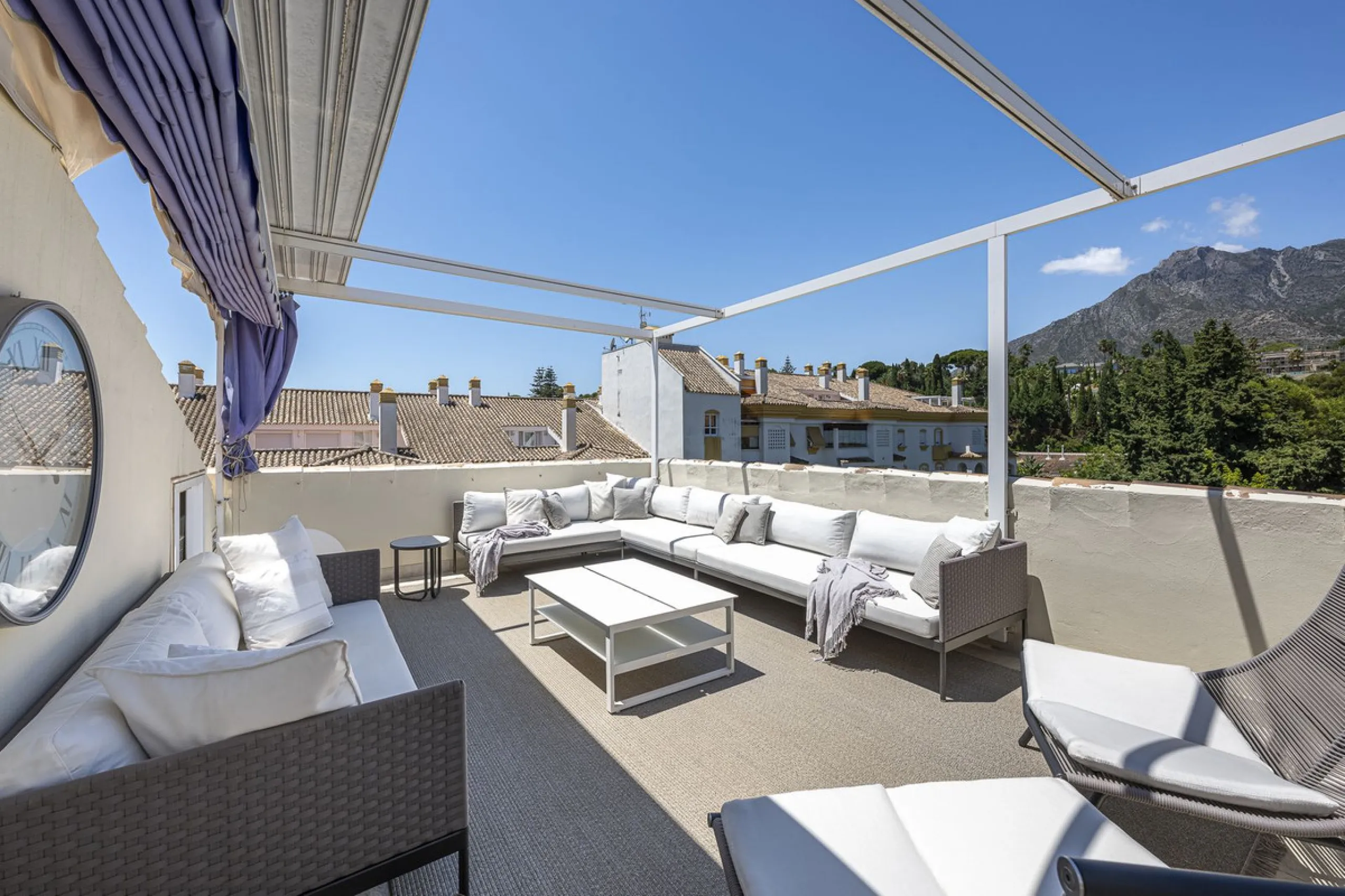 **Exclusive Duplex Penthouse Just 500 Meters from the Beach, in Marbella's Golden Mile**
