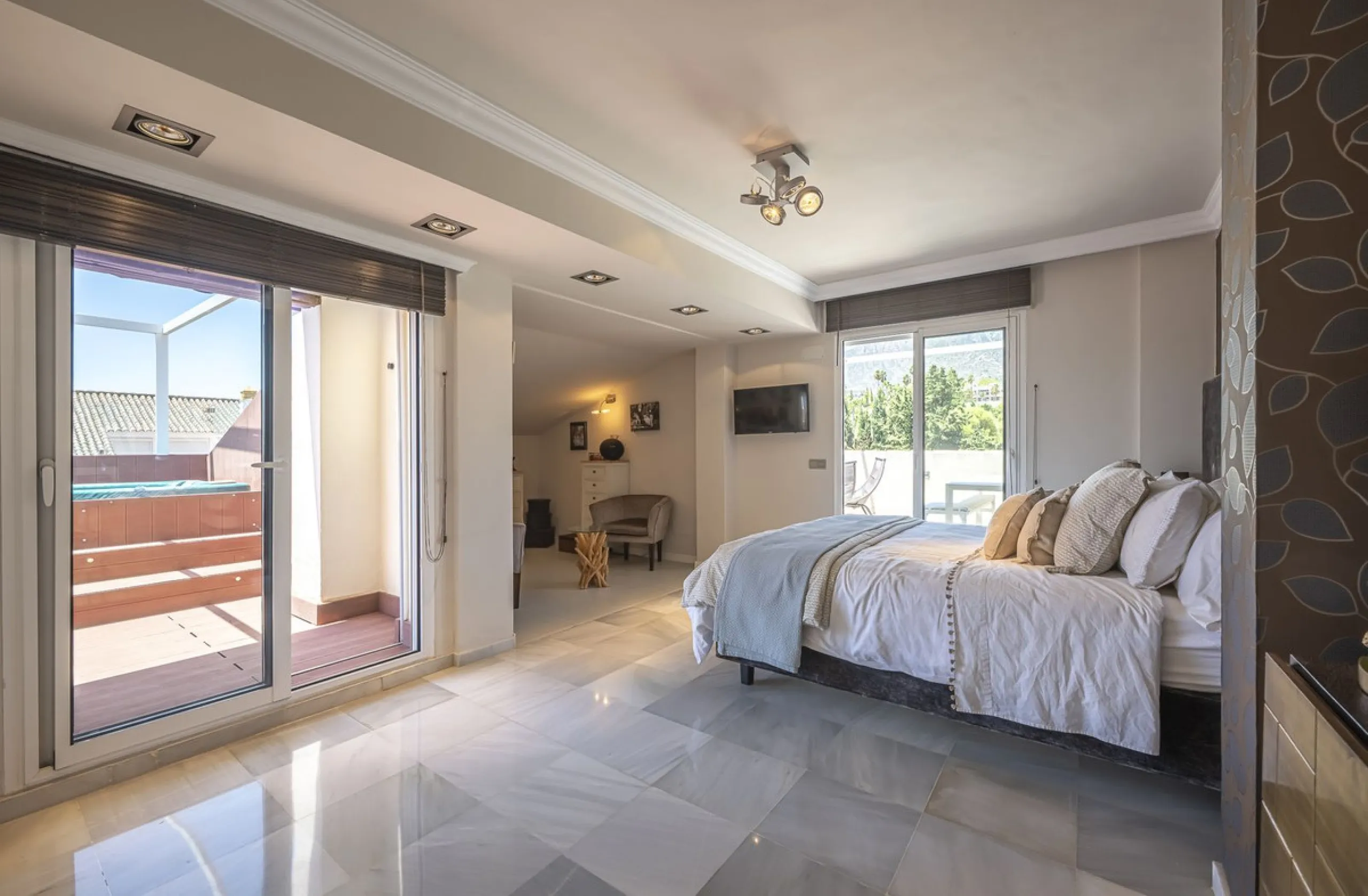 **Exclusive Duplex Penthouse Just 500 Meters from the Beach, in Marbella's Golden Mile**