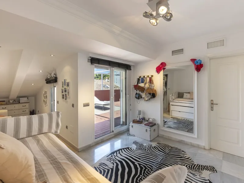 **Exclusive Duplex Penthouse Just 500 Meters from the Beach, in Marbella's Golden Mile**