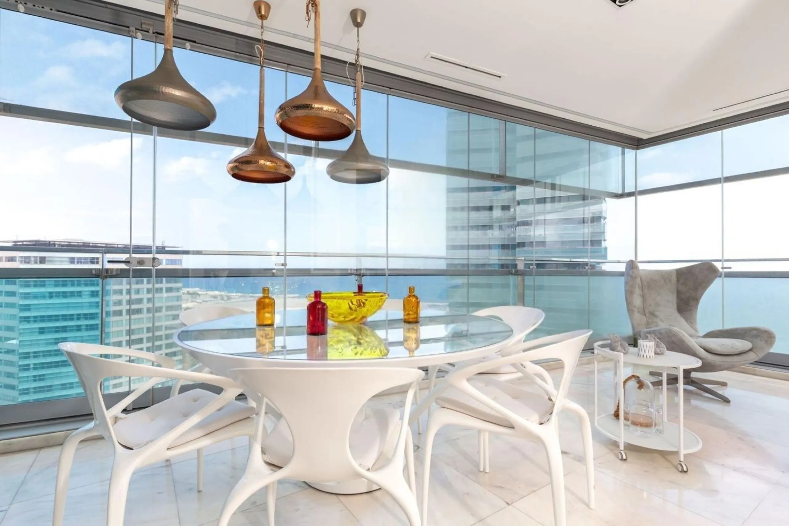 Elegant sea-view apartment in Diagonal Mar, Barcelona